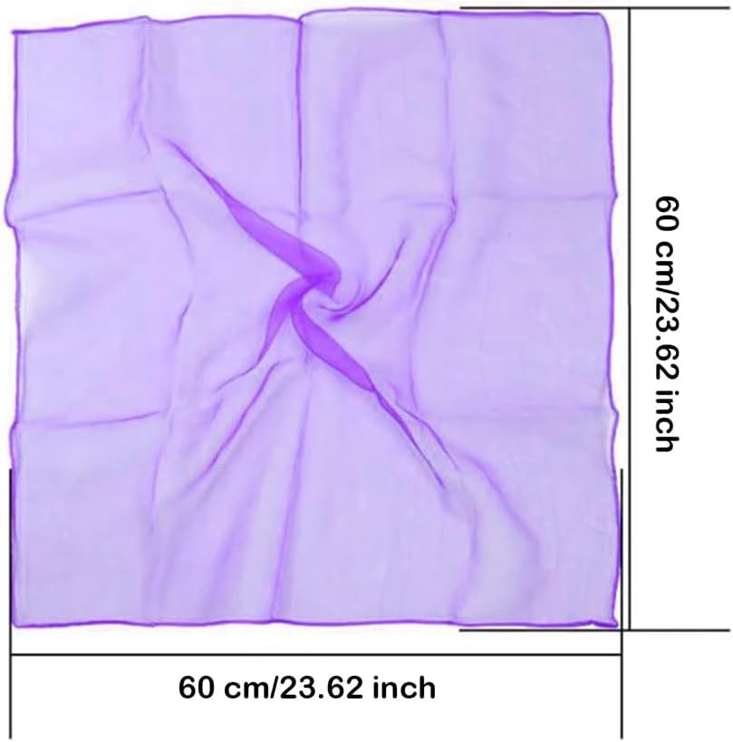 Kids Play Scarves, 12 Pack, 24 x 24 Inch, 6 Colours
