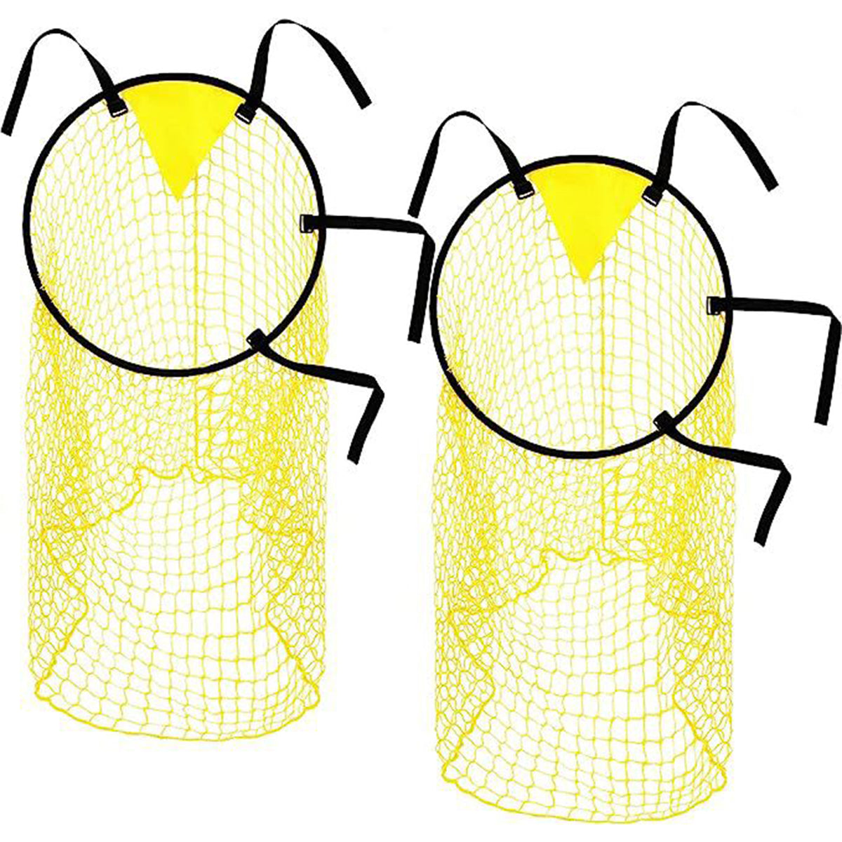 FANEASON Soccer Goal Target Nets 2 Pack, 45 × 60 cm Football Shooting Practice Targets with Adjustable Straps