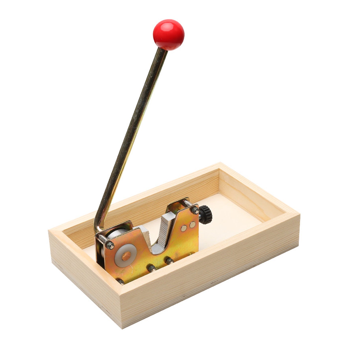 FANEASON Heavy Duty Nut Cracker with Adjustable Jaw & Wooden Base