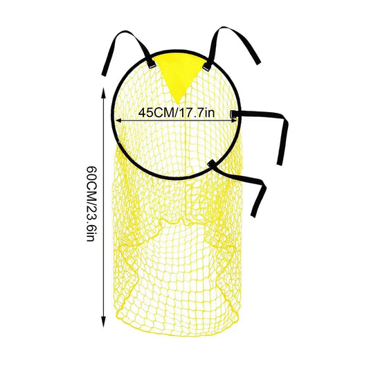 FANEASON Soccer Goal Target Nets 2 Pack, 45 × 60 cm Football Shooting Practice Targets with Adjustable Straps