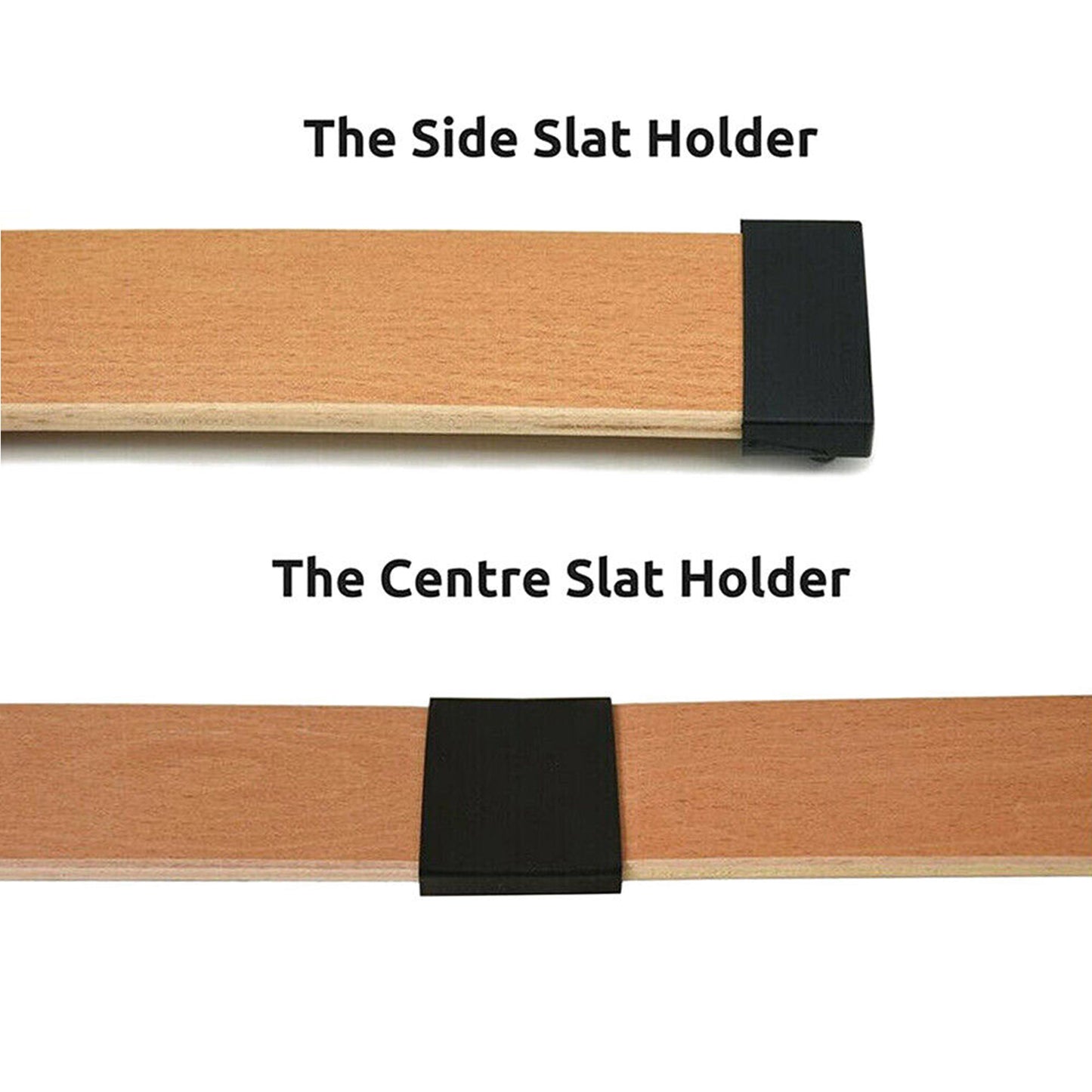 FANEASON Bed Slat Holders 60 Pack – Durable Plastic Bed Slat Caps for Wooden Bed Frames