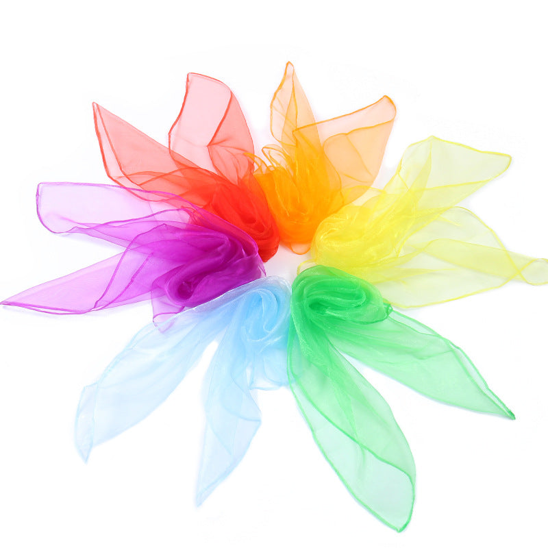 Kids Play Scarves, 12 Pack, 24 x 24 Inch, 6 Colours