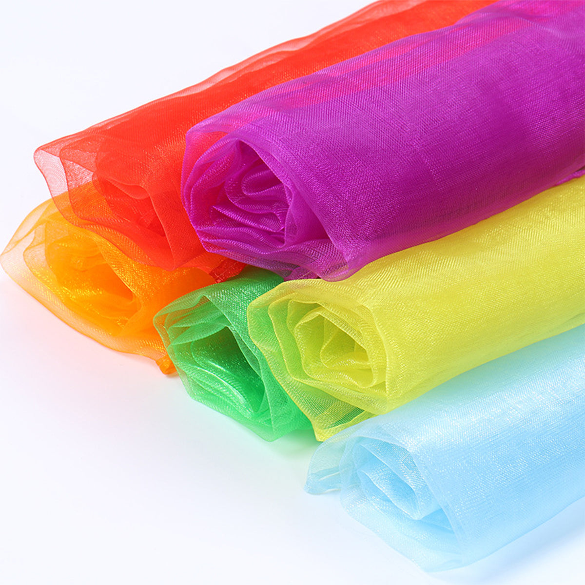 Kids Play Scarves, 12 Pack, 24 x 24 Inch, 6 Colours